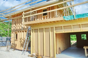 Maison en panneaux de bois